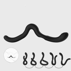 Black Color 10-Speed Silicone Vibrator with Motion Function