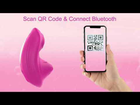 9-Speed Magenta Waterproof Rechargeable App & Remote Control Silicone Wearable Panty Vibrator