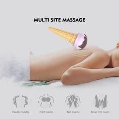 10-Speed Ice cream-Shaped Silicone Rechargeable Vibrator
