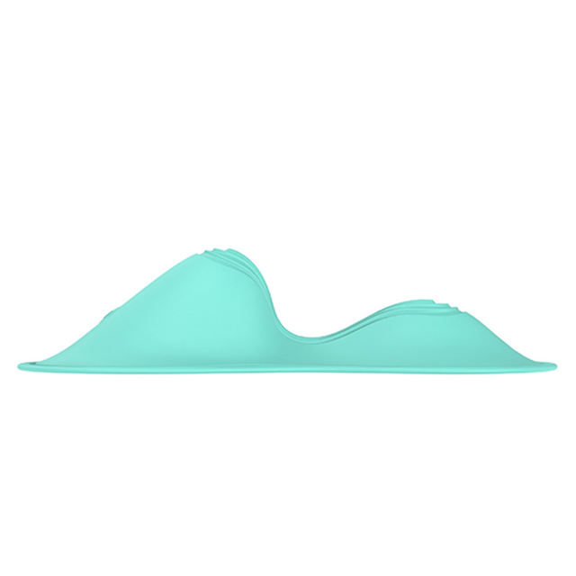 9-Speed App-Controlled Silicone Rideable Vibrating Pad in Cyan Vibepad with 2 Powerfu Motors