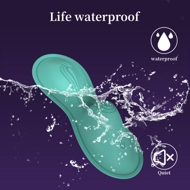 9-Speed App-Controlled Silicone Rideable Vibrating Pad in Cyan Vibepad with 2 Powerfu Motors