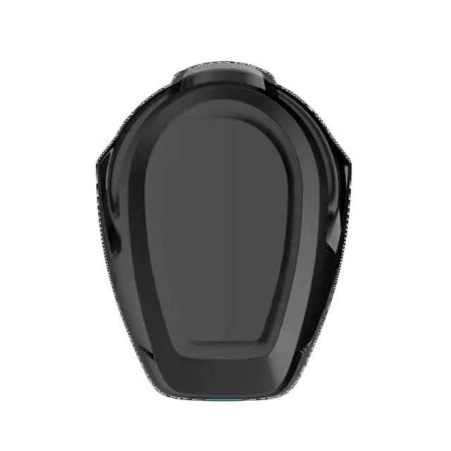 10-Speed Black Rechargeable Automatic Male Masturbator Toy with Visual Window Feature Space Capsule Design
