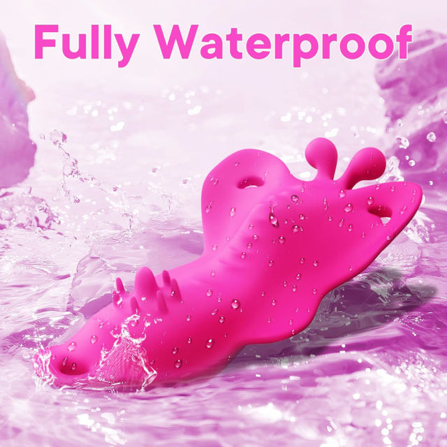 Magenta 10-Speed App-Controlled Wearable Waterproof Vibrator