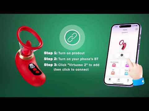 3-Mode Sucking and 9-Mode Tongue Licking Red App-Controlled Rechargeable Silicone Clitoral Stimulator with LCD Display and Removable Cup