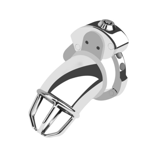 Stainless Steel 304 & Zinc Alloy Chastity Lock ZC-065
