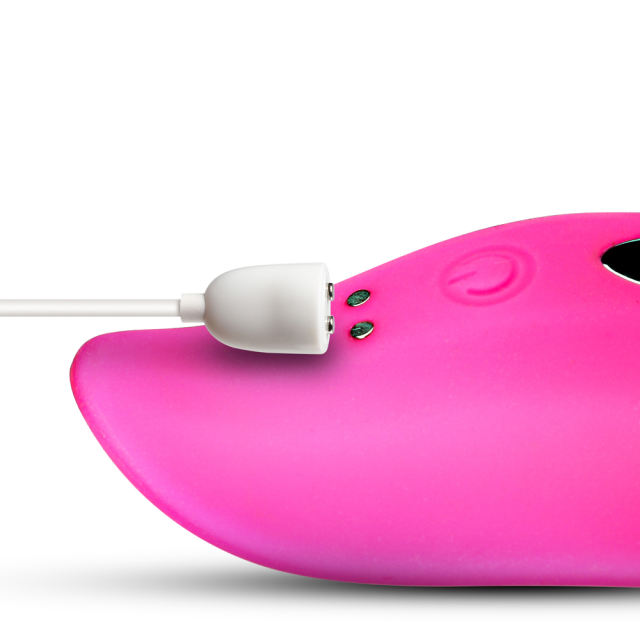 9 Speeds Pink Color Silicone Wearable Panty Vibrator with Wireless Remote Control