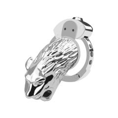Tiger Head Stainless Steel 311 & Zinc Alloy Chastity Lock ZC-072