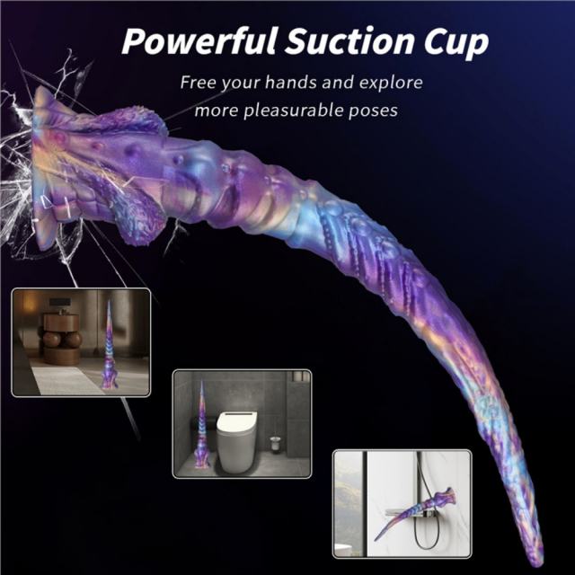 17.52'' Long Monster Dildo and Anal Plug with Strong Suction Cup