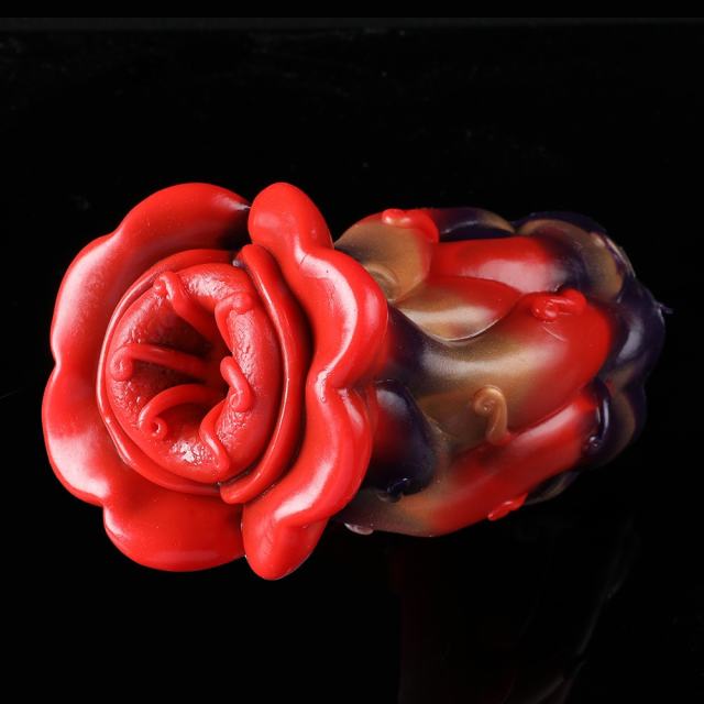 Carnivorous Flower - Shaped Silicone Dildo: Unique Erotic Toy