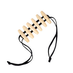 Wooden Finger Clip with Nylon Strap