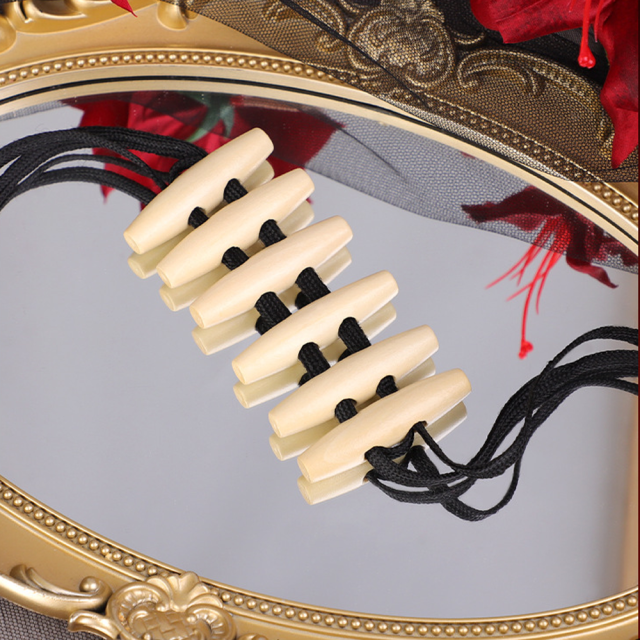 Wooden Finger Clip with Nylon Strap