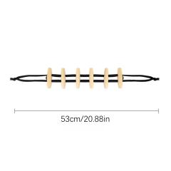 Wooden Finger Clip with Nylon Strap