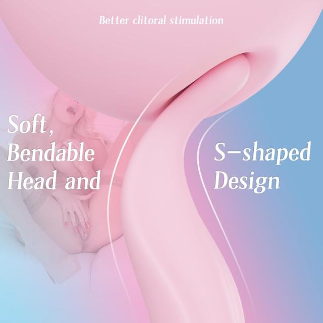 10-Mode Pink Rechargeable Waterproof Silicone Tongue Vibrator