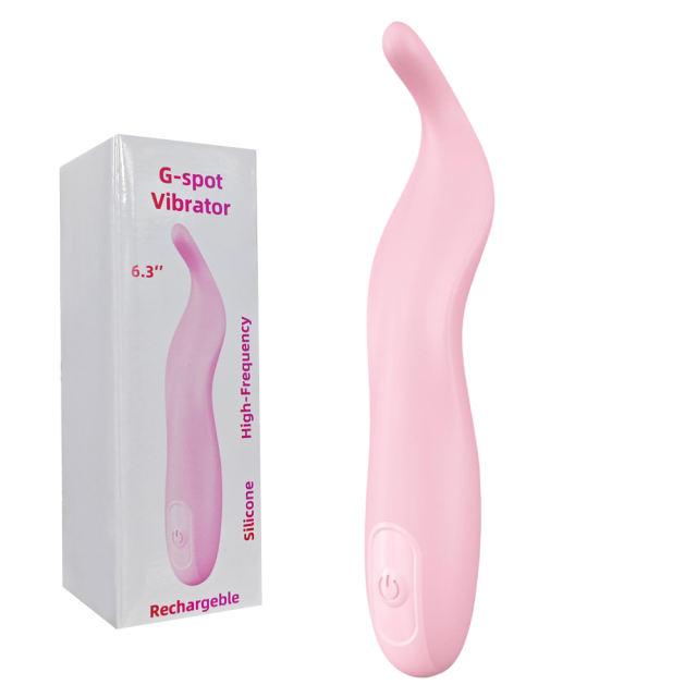 10-Mode Pink Rechargeable Waterproof Silicone Tongue Vibrator