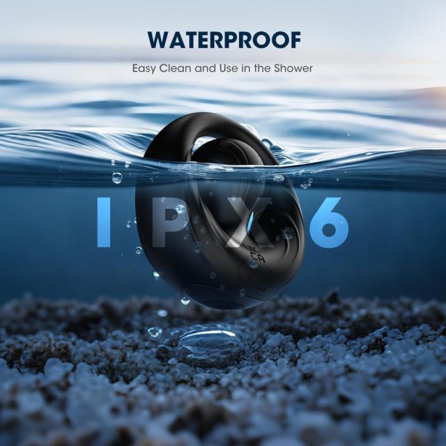 10-Mode Rechargeable Waterproof Silicone Black Vibrating Cock Ring with Magnetic USB Charging