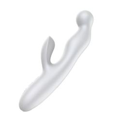 10-Mode Rechargeable Silicone G-Spot Vibrator and Prostate Massager with Finger-Like Motion