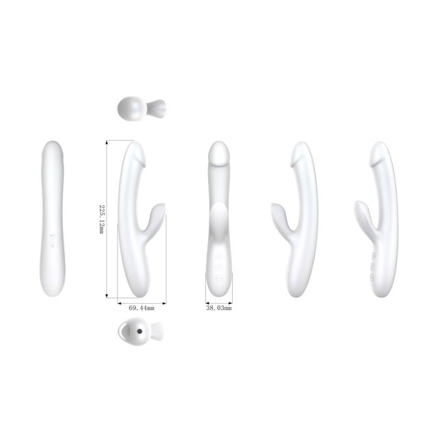 7-Mode Thrusting and 10-Mode Thrusting Rechargeable Silicone G-Spot Vibrator