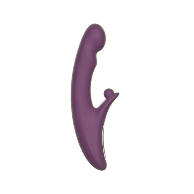 3-in-1 Rechargeable Silicone G-Spot Vibrator – 10-Speed Vibrating, Thrusting & Tapping Stimulator with Heating