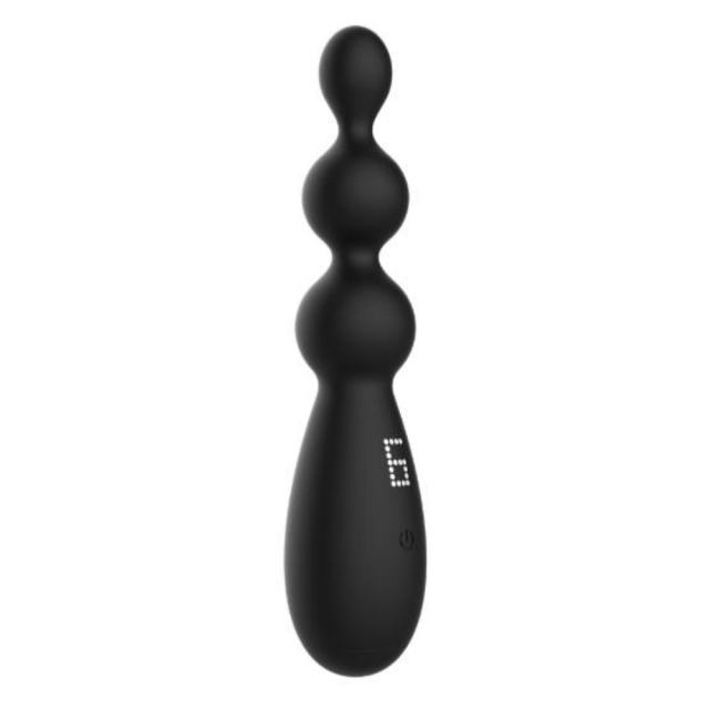 9-Speed Black Color Silicone Vibrator(4 Size)