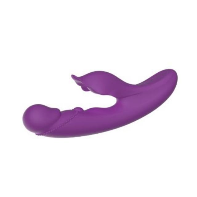 10-Speed Rechargeable Silicone Vibrator with Thrusting & Heating Function