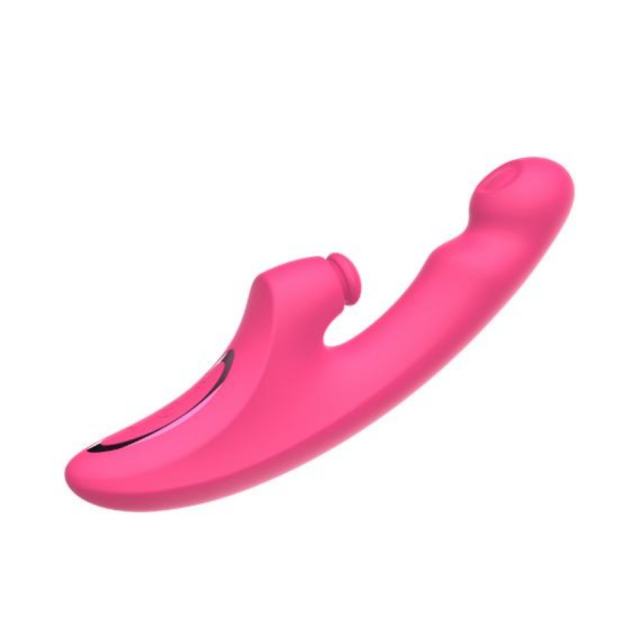 Dual-Spot 5-Mode Pulsing，10-Mode Vibration, 7-Mode Thrusting Vibrator with Heating