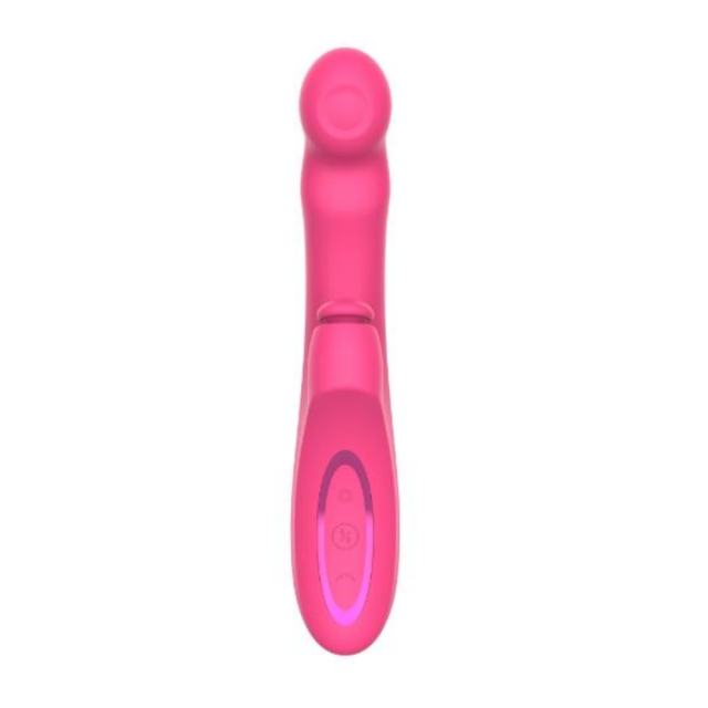 Dual-Spot 5-Mode Pulsing，10-Mode Vibration, 7-Mode Thrusting Vibrator with Heating