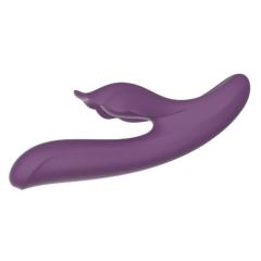 10-Mode Rechargeable Silicone Vibrator with Heating - 7-Mode Thrusting,5-Mode Tapping