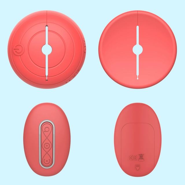 10-Speed Rechargeable Silicone Vibrating Nipple Clamps with Remote Control
