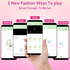 9-Speed Magenta Remote-Controlled and App-Controlled Rechargeable Silicone Vibrator
