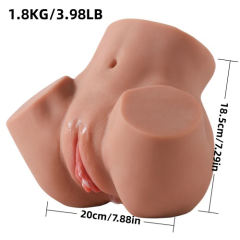 3.98LB Life-Like Light Brown TPE Sex Doll for Men