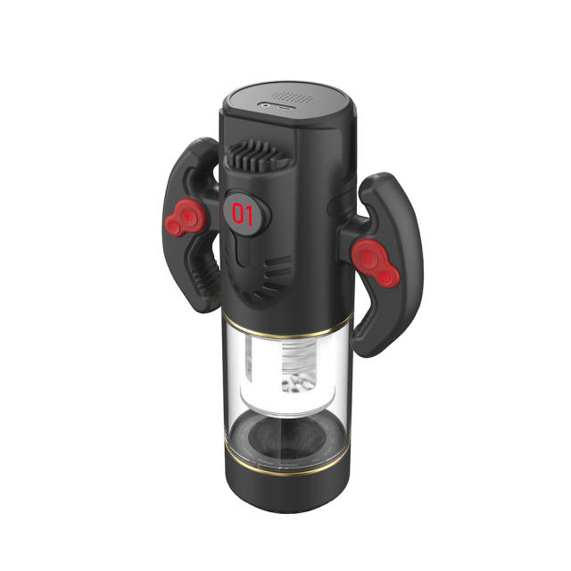 Thrusting & Rotating Rechargeable Male Masturbator with Sucking and Sound Effects-Type I