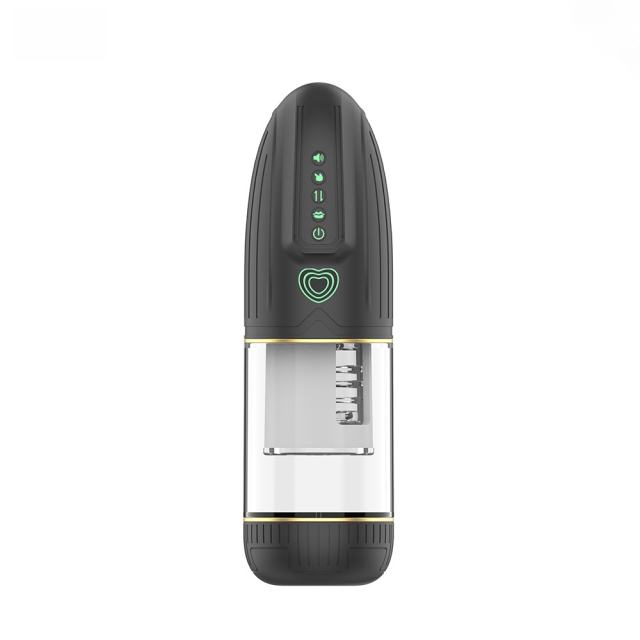 Thrusting & Rotating Rechargeable Male Masturbator with Sucking and Sound Effects-Type II
