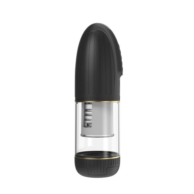 Thrusting & Rotating Rechargeable Male Masturbator with Sucking and Sound Effects-Type II
