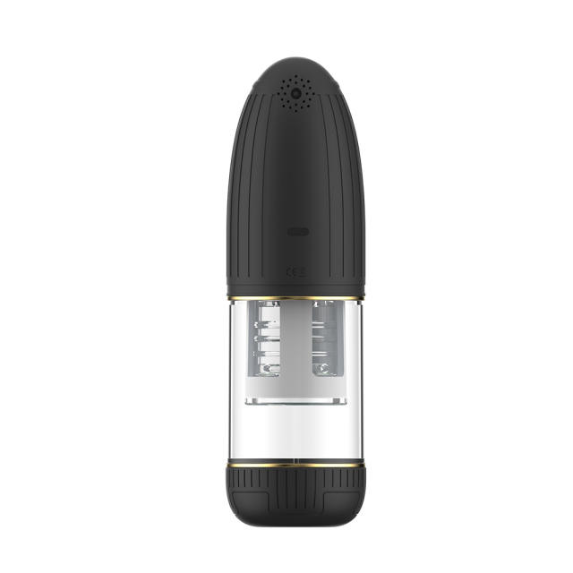 Thrusting & Rotating Rechargeable Male Masturbator with Sucking and Sound Effects-Type II
