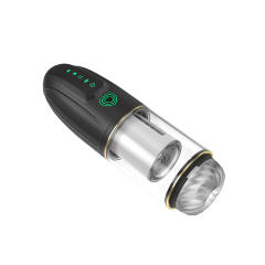 Thrusting & Rotating Rechargeable Male Masturbator with Sucking and Sound Effects-Type II