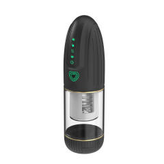 Thrusting & Rotating Rechargeable Male Masturbator with Sucking and Sound Effects-Type II