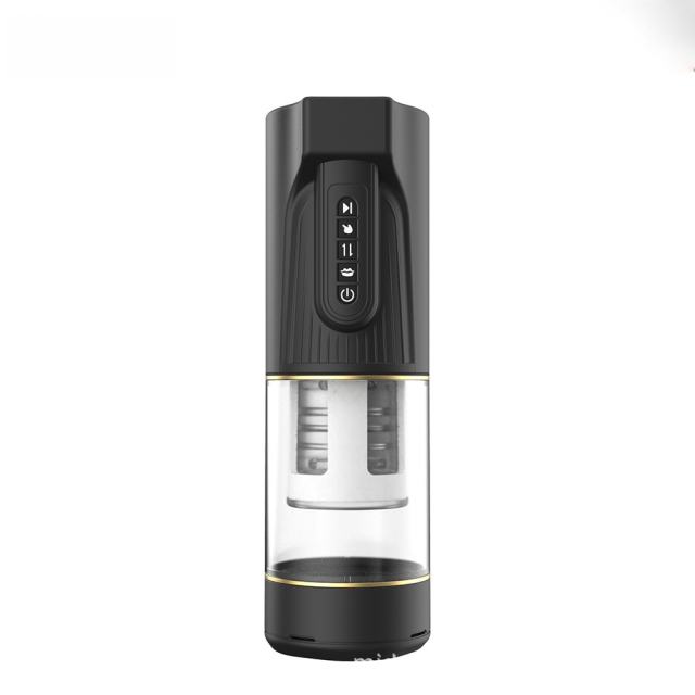 Thrusting & Rotating Rechargeable Male Masturbator with Sucking and Sound Effects-Type III