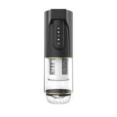Thrusting & Rotating Rechargeable Male Masturbator with Sucking and Sound Effects-Type III