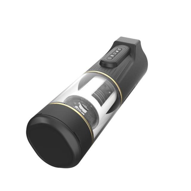 Thrusting & Rotating Rechargeable Male Masturbator with Sucking and Sound Effects-Type III