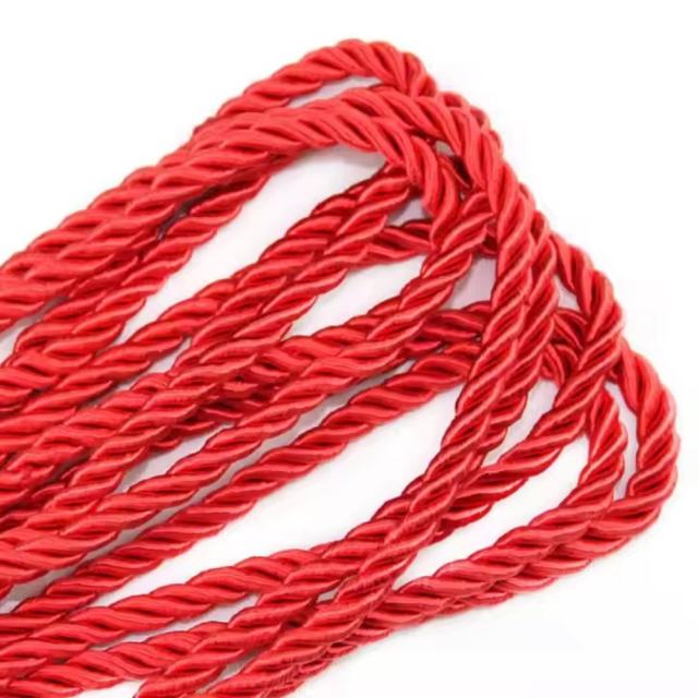5 Meters Red Cotton Bondage Rope – Soft & Durable Shibari Restraint Rope