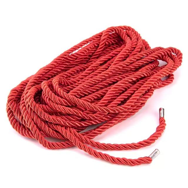 5 Meters Red Cotton Bondage Rope – Soft & Durable Shibari Restraint Rope