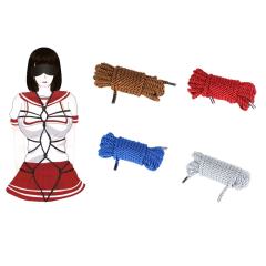 5 Meters Brown Cotton Bondage Rope – Soft & Durable Shibari Restraint Rope