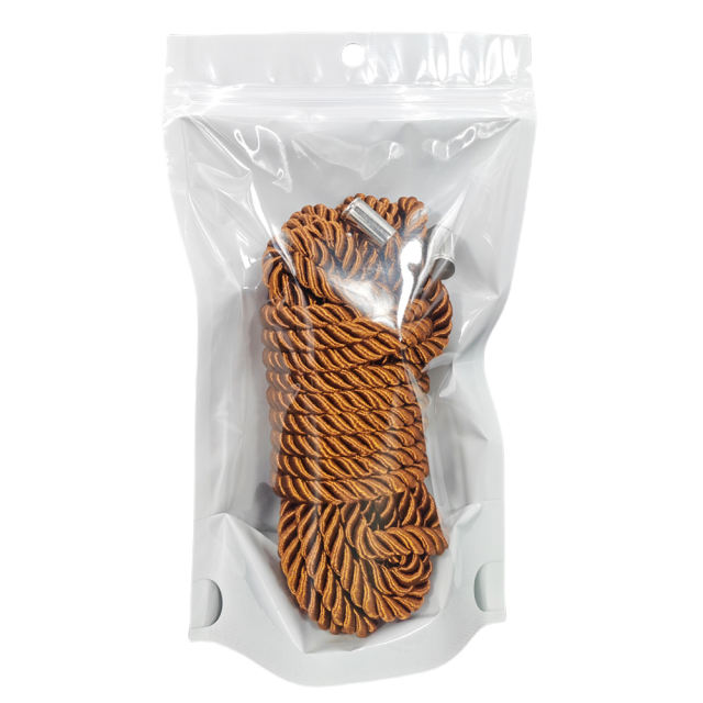 5 Meters Brown Cotton Bondage Rope – Soft & Durable Shibari Restraint Rope