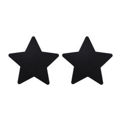 10-Piece Black Cloth Nipple Pasties Set – Soft and Reusable for Party or Lingerie Use