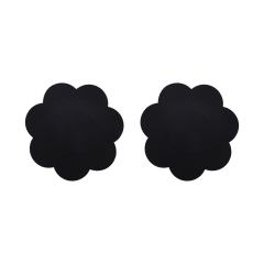 10-Piece Black Cloth Nipple Pasties Set – Soft and Reusable for Party or Lingerie Use