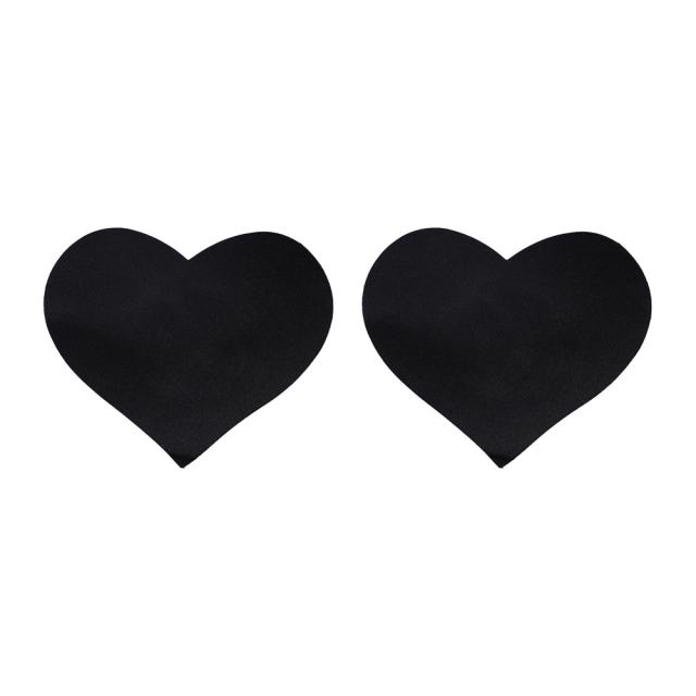 10-Piece Black Cloth Nipple Pasties Set – Soft and Reusable for Party or Lingerie Use