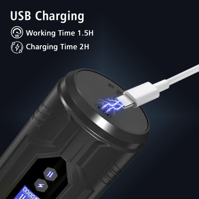 7-Speed Vibrating & Rotating Rechargeable Waterproof Male Masturbator