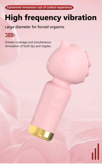 10-Mode Pink Unicorn Dreams 4.5" Rechargeable Waterproof Clitoral Silicone Vibrator