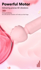 10-Mode Pink Unicorn Dreams 4.5" Rechargeable Waterproof Clitoral Silicone Vibrator