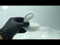 Customizable 10-Mode Rechargeable White Silicone Swan-Shaped Vibrator with Sucking and Tapping